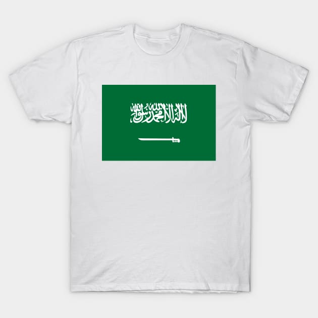 Flag of Saudi Arabia T-Shirt by COUNTRY FLAGS